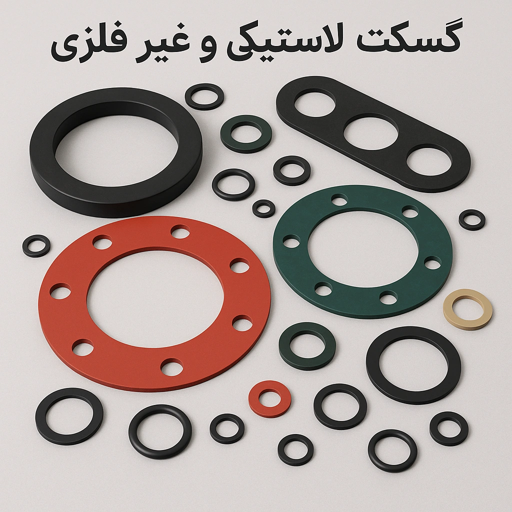 
گسکت لاستیکی و غیر فلزی